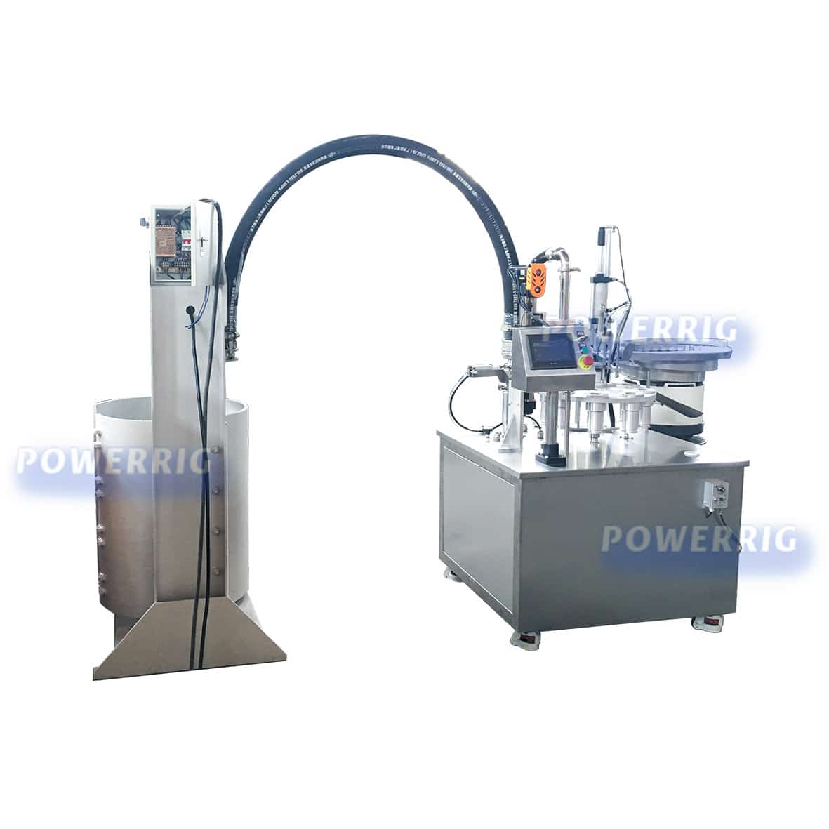 semi automatic grease cartridge filling machine